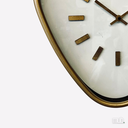 Grande horloge vintage dorée