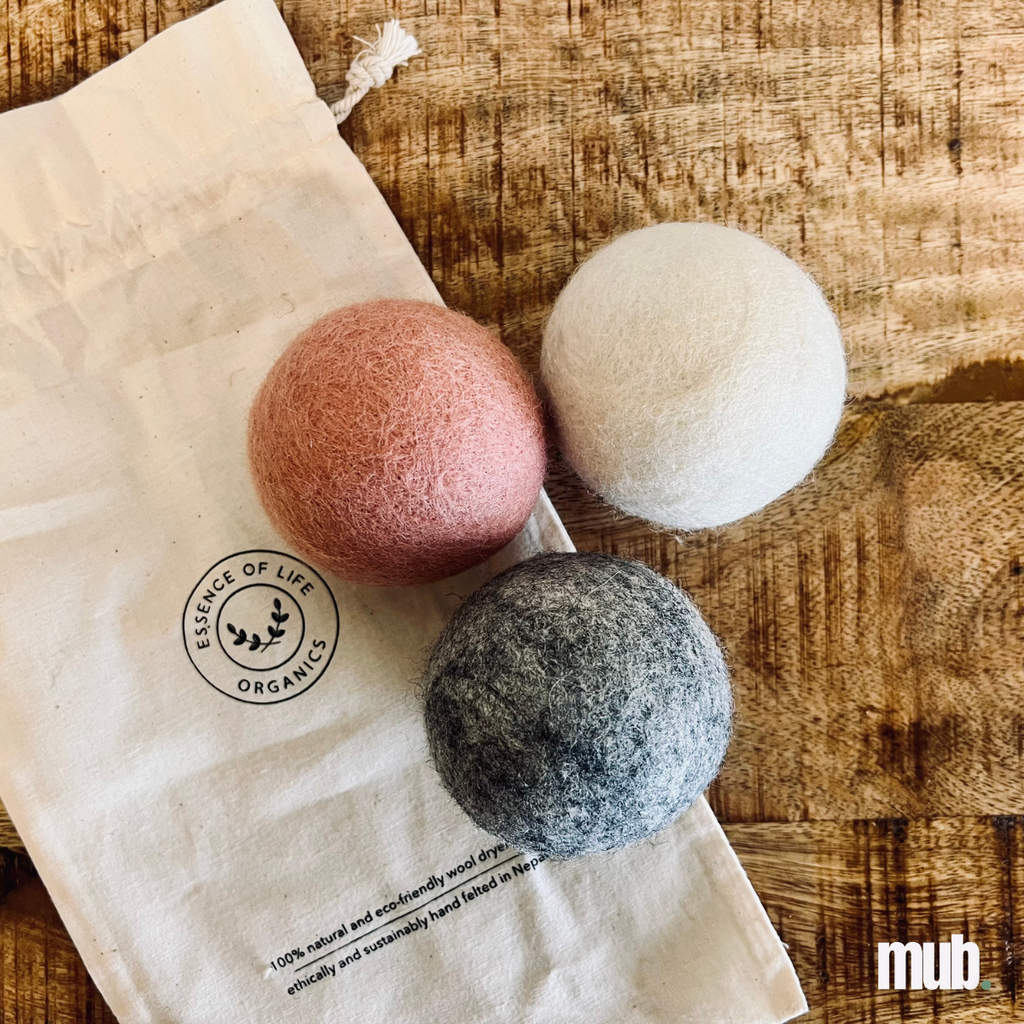3 Boules de séchage 100% laine 
