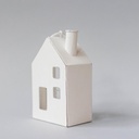 Bougeoir maison en métal (petit)