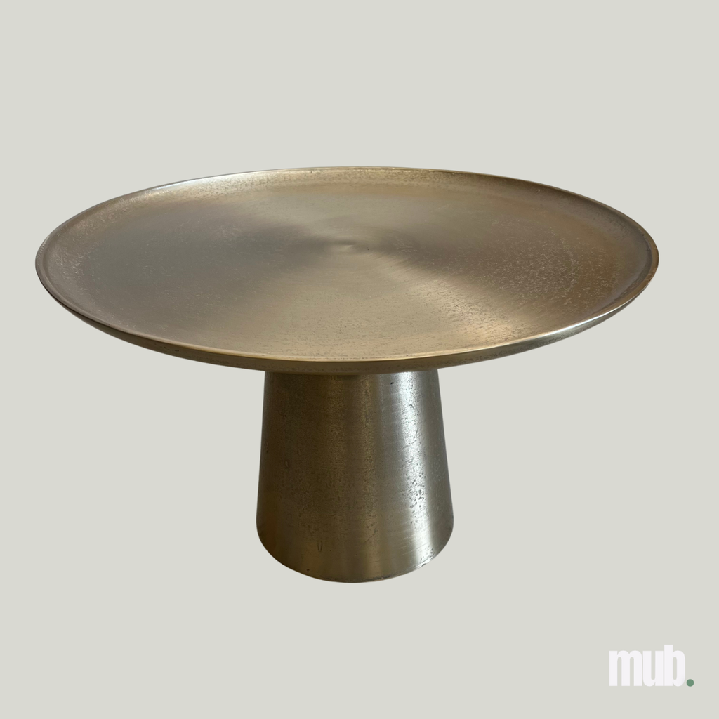 Table d'appoint dorée