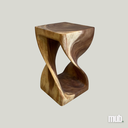 Table d'appoint en Suar "Twist"