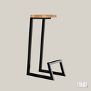 Tabouret de comptoir en acacia
