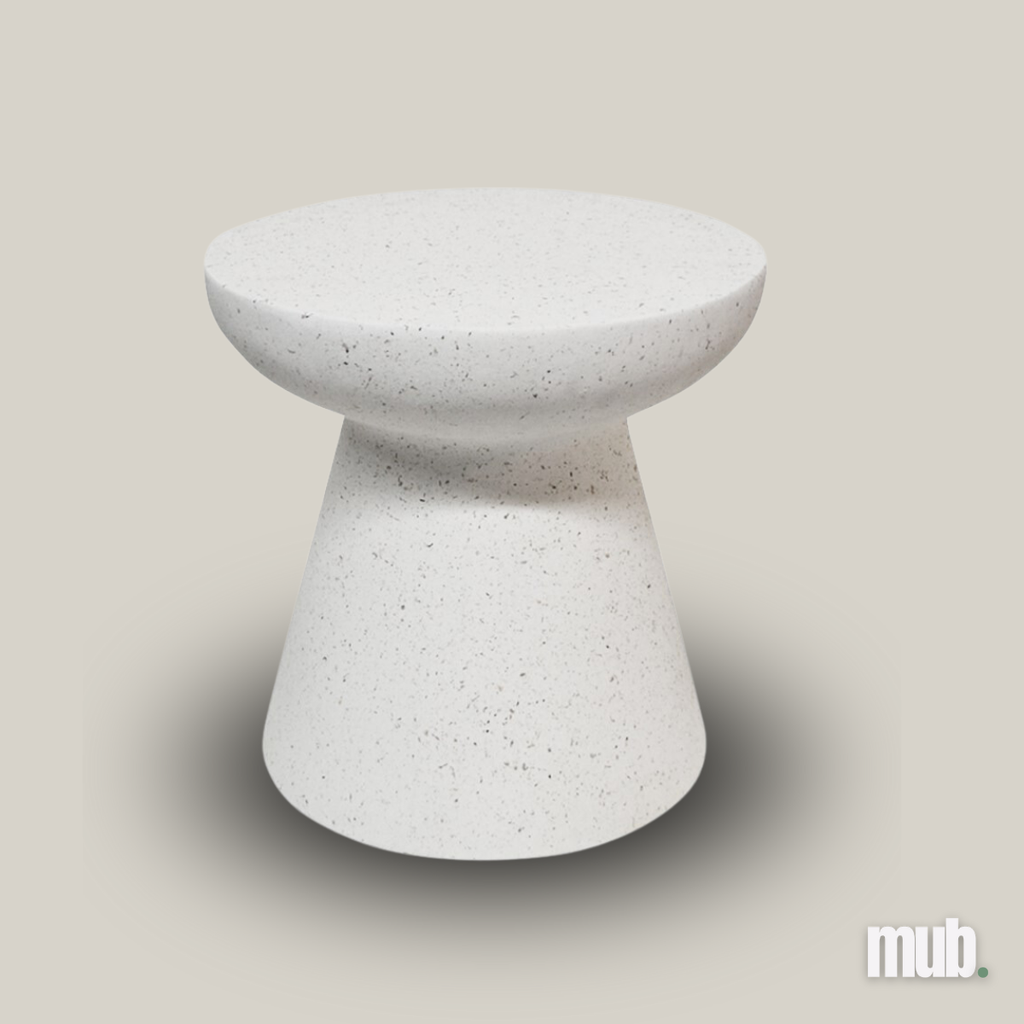 Table d'appoint Maddy blanche
