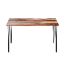 Table à diner 55'' en Bois de Rose