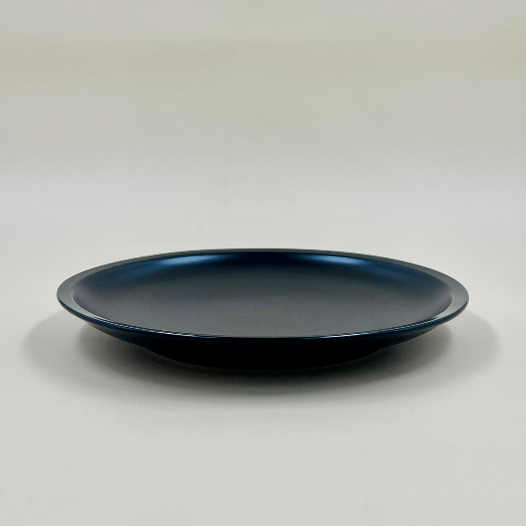 Assiette en céramique noire 27cm