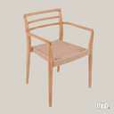 Fauteuil en Teck recyclé Pandora
