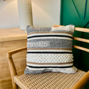 Coussin "Mahim" en Coton Tissé – 45 x 45 cm