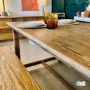 Table à Dîner en Bois de Teck Recyclé