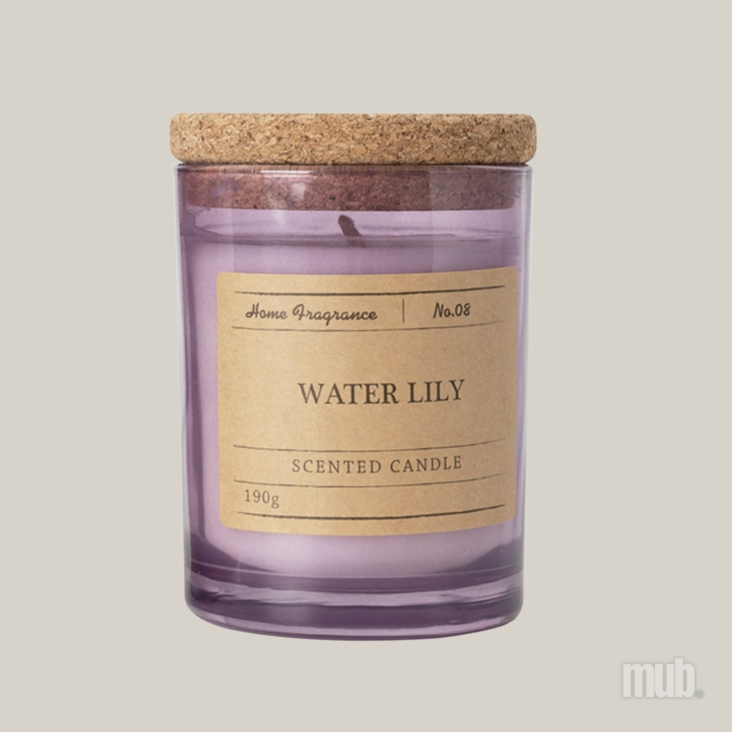 Bougie parfumée "Nénuphar" - 190gr 
