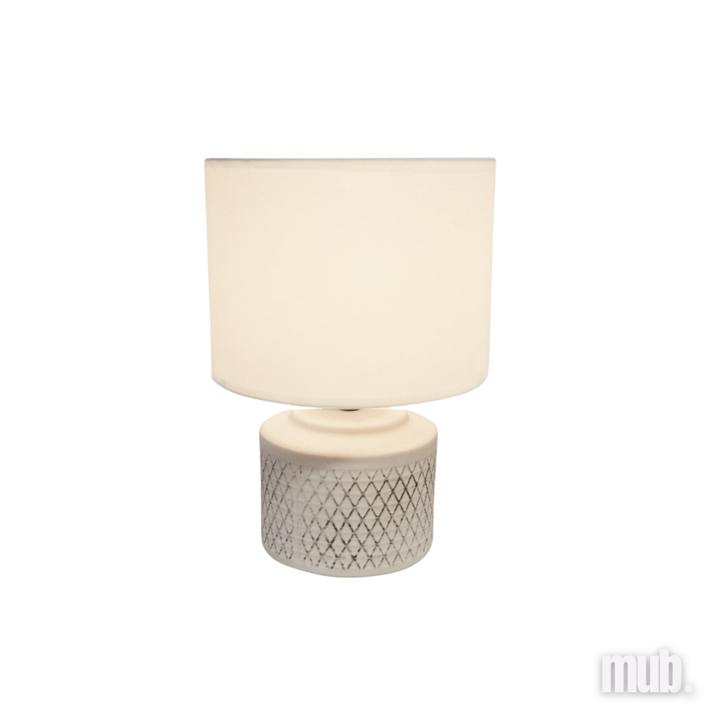 Lampe de table en ciment 