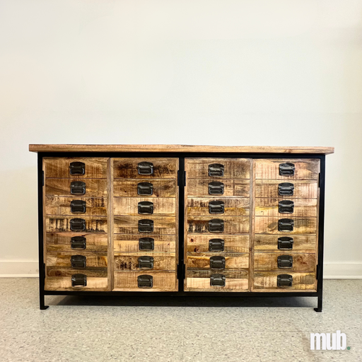 [mub.bs.indus01] Buffet industriel en manguier 