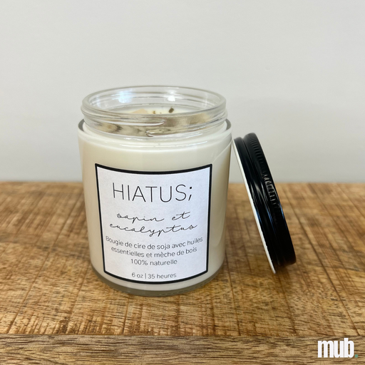 Chandelle naturelle - Sapin & Eucalyptus