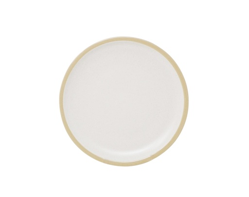 Assiette en céramique crème