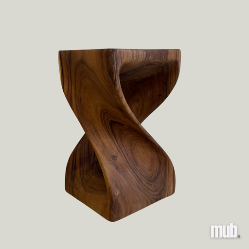 Table d'appoint en Suar "Twist"