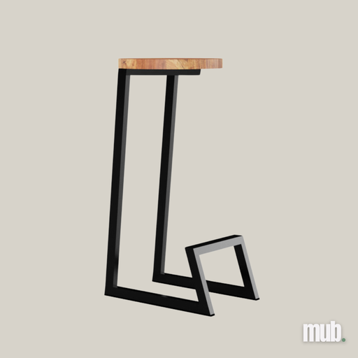 Tabouret de comptoir en acacia