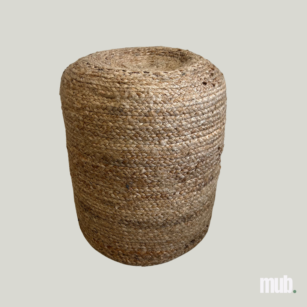 Pouf XXL en corde de jute