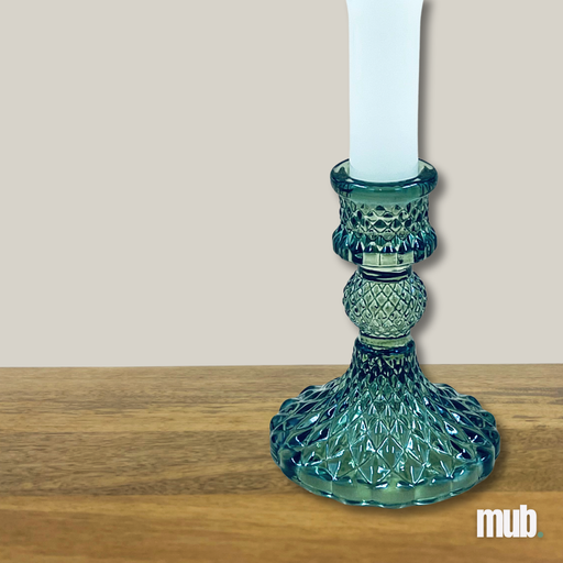 Chandelier / Bougeoir en verre