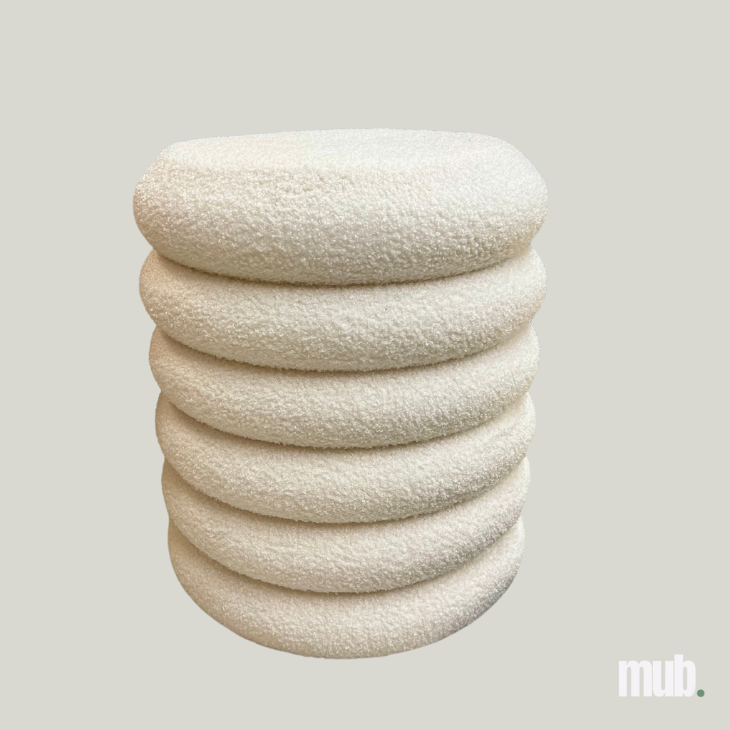 Pouf macaron avec rangement
