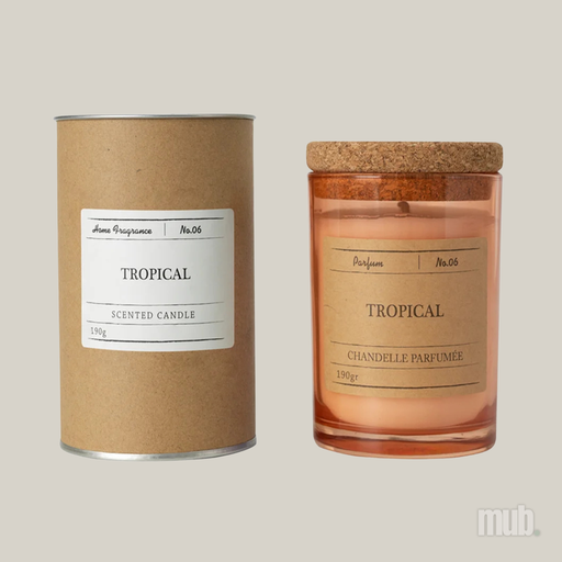 Bougie parfumée "Tropicale" - 190gr