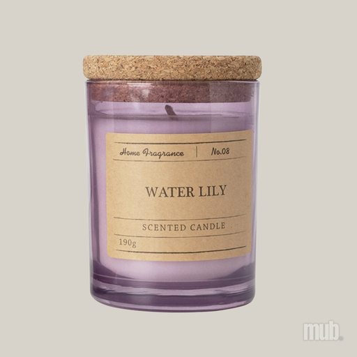 Bougie parfumée "Nénuphar" - 190gr 