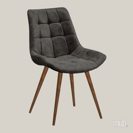 Chaise Roma - Vintage Charcoal Suede