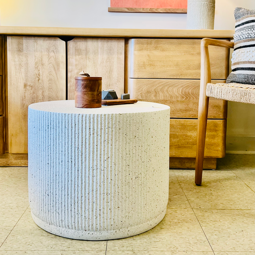 Table d'appoint Pilar blanche