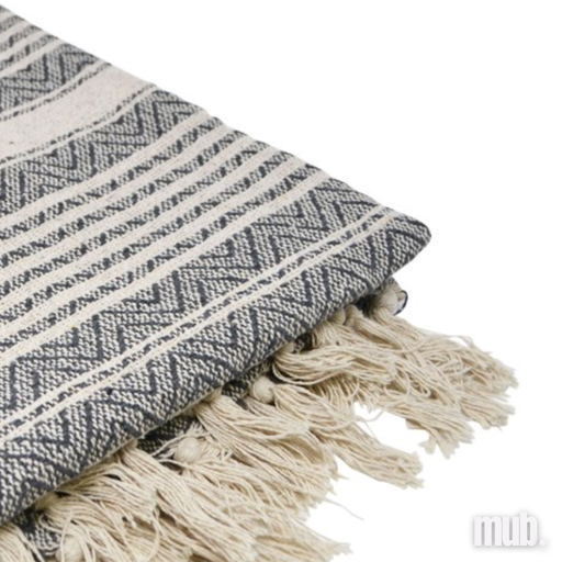 [MUB.TH.BLUCOT.001] Jeté 100% Coton Kanpur